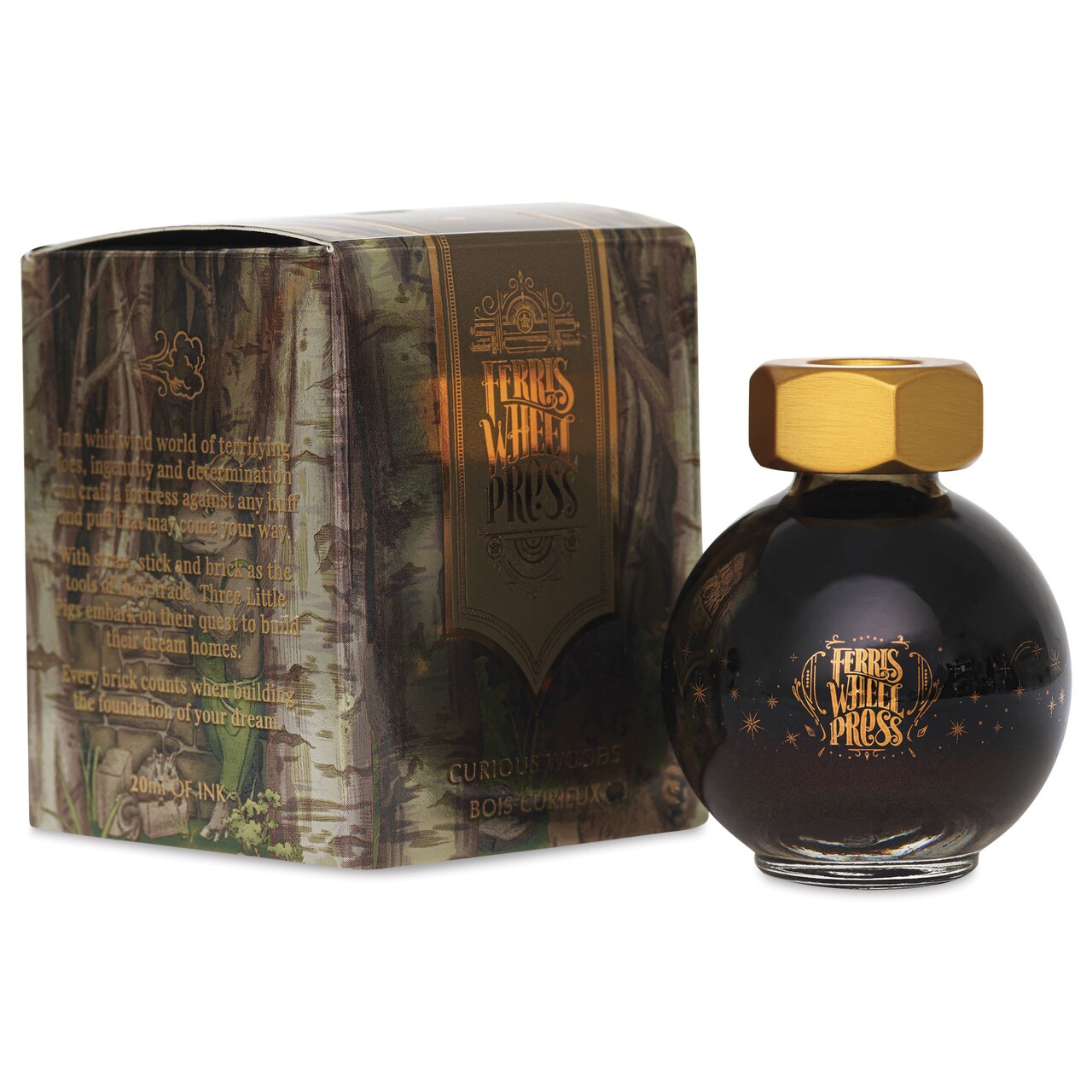 Ferris Wheel Press Ferritales Fountain Pen Ink - Curious Woods, 20 ml